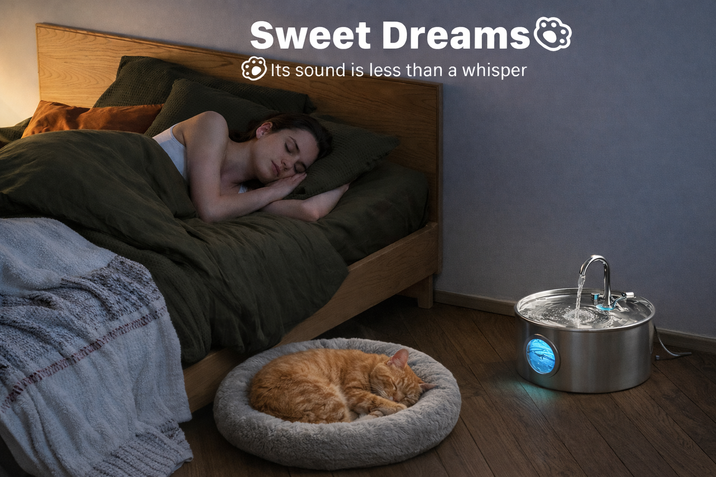 Shrevalo™ Fountain + 4 Replacement Filters