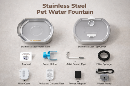 Shrevalo™ Fountain + 4 Replacement Filters